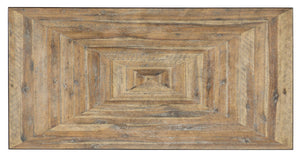 Hooker Furniture St. Armand Writing Desk Blends Solid Acacia And Brushed Pewter For Casual-Industrial Style & Smart Storage Light Wood 5601-10458-LTWD