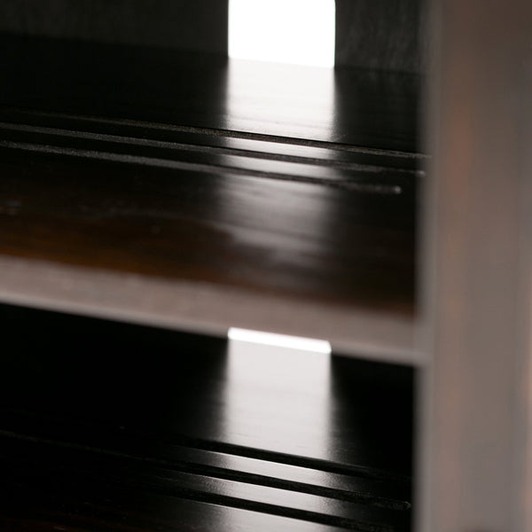 English Elm Amherst 54-Inch Solid Wood Tv Media Stand - Handcrafted Hickory Brown Elegance With Storage Solutions B136P159434