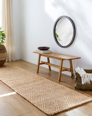 Surya Trace 2' X 3' Handmade Jute Rug - Modern Style, Medium Pile, Perfect For Home Decor Upgrade! Tan Jute Tce2300-268