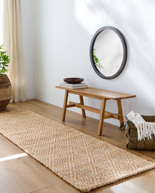 Surya Trace 2' X 3' Handmade Jute Rug - Modern Style, Medium Pile, Perfect For Home Decor Upgrade! Tan Jute Tce2300-268