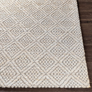 Livabliss Trace Handwoven Jute Area Rug Natural Fiber Artisan Accent for Entryway or Small Spaces Cream, Medium G 8'10" x 12' TCE2301-81012