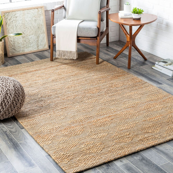 Livabliss Trace Natural Jute Hand Woven Area Rug Earthy Texture for Entryway or Bedroom TCE2303-23