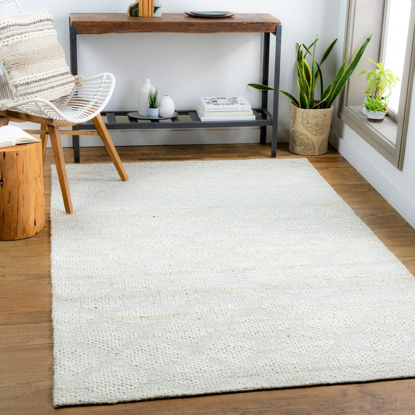 Livabliss Trace Handwoven Natural Jute Area Rug Organic Texture for Modern and Bohemian Living Rooms Black, Brown 5' x 7'6" TCE2304-576