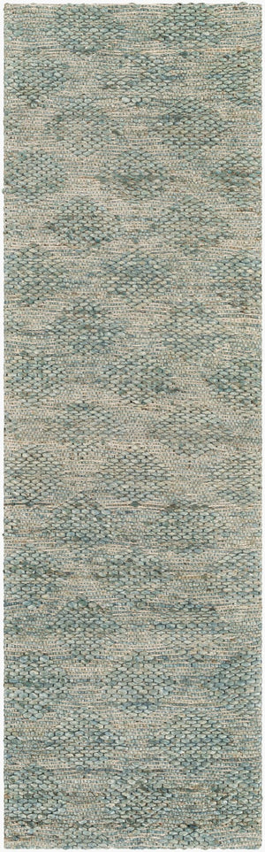 Livabliss Trace Handwoven Natural Jute Accent Rug Organic Texture for Entryways and Bohemian Spaces Sage, Brown 2'6" x 8' TCE2305-268