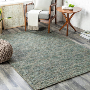 Livabliss Trace Handwoven Natural Jute Accent Rug Organic Texture for Entryways and Bohemian Spaces Sage, Brown 2'6" x 8' TCE2305-268