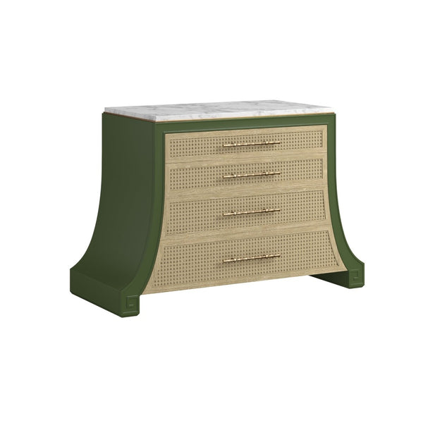 A.R.T. Furniture Eave Accent Chest – Elegant Coastal-Inspired Storage Solution for Modern Farmhouse Interiors Green 436397-1865