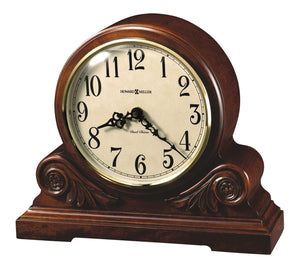 Hekman Furniture 635138 Desiree Mantel Clock - Elegant Americana Cherry Finish With Dual-chime Movement & Classic Design Americana Cherry Desiree Mantel Clock 635138