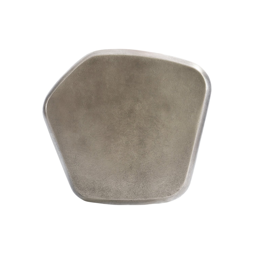 Bernhardt Clawson Cocktail Table - Stunning Graphite Aluminum Design With Unique Organic Shape For Modern Spaces Graphite Aluminum 338014a