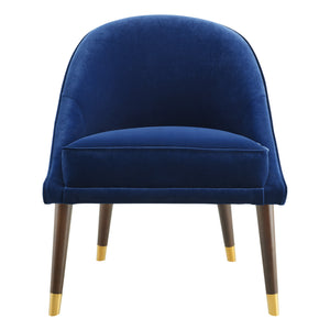 Steve Silver Avalon Velvet Accent Chair Navy AV850ACN