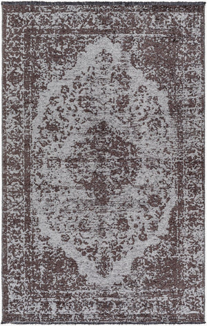 Livabliss Toscana Medallion Area Rug Chenille Polyester Fringe Trim for Living and Dining Rooms TCN2302-91013