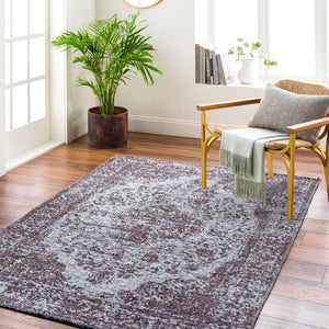 Livabliss Toscana Medallion Area Rug Chenille Polyester Fringe Trim for Living and Dining Rooms TCN2302-91013