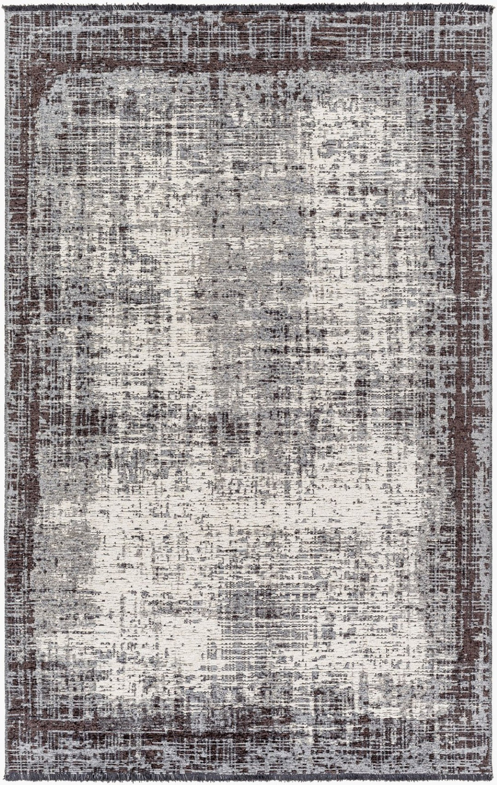 Livabliss Toscana Chenille Blend Machine Woven Area Rug with Fringe Trim for Living Rooms TCN2303-91013