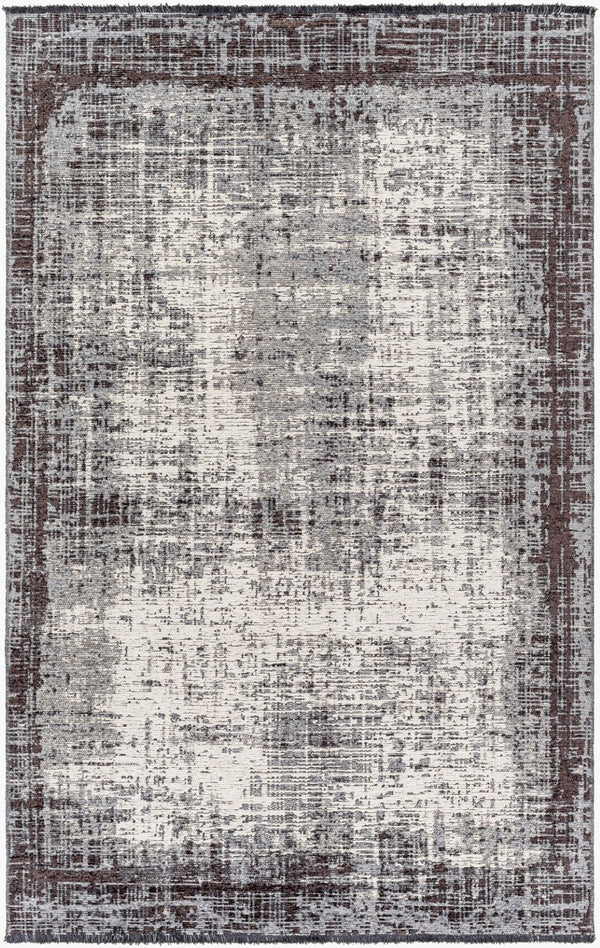 Livabliss Toscana Chenille Blend Machine Woven Area Rug with Fringe Trim for Living Rooms TCN2303-91013