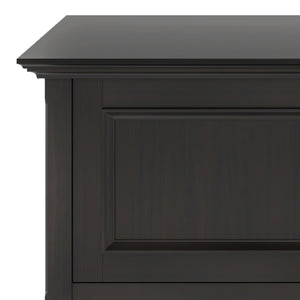 English Elm Amherst 72-Inch Handcrafted Solid Wood Tv Media Stand In Hickory Brown With Storage & Cable Management B136P158372