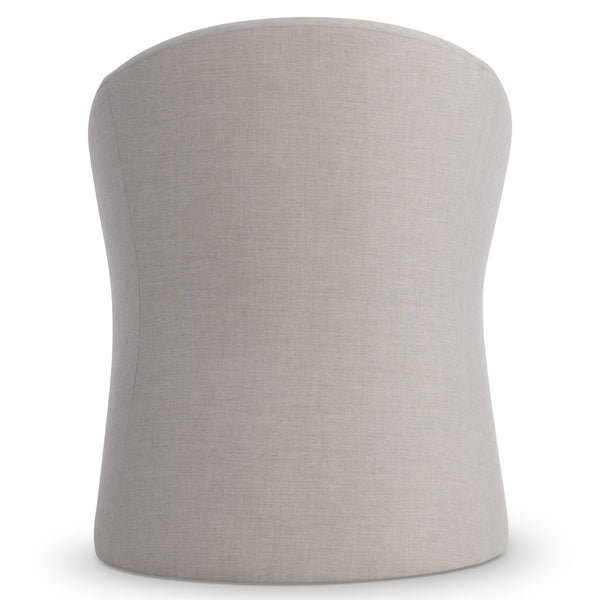 Bernhardt Bernhardt Arden Arm Chair With Curved Back, Slipcover Look, Performance Outdoor Fabric & Casters X10548