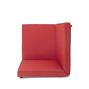 English Elm Christopher Knight Home® - Grenada 8-Seater Acacia Wood Sectional Sofa Set With Plush Cushions For Stylish Outdoor Comfort P3 N773OS00062R-GIGA