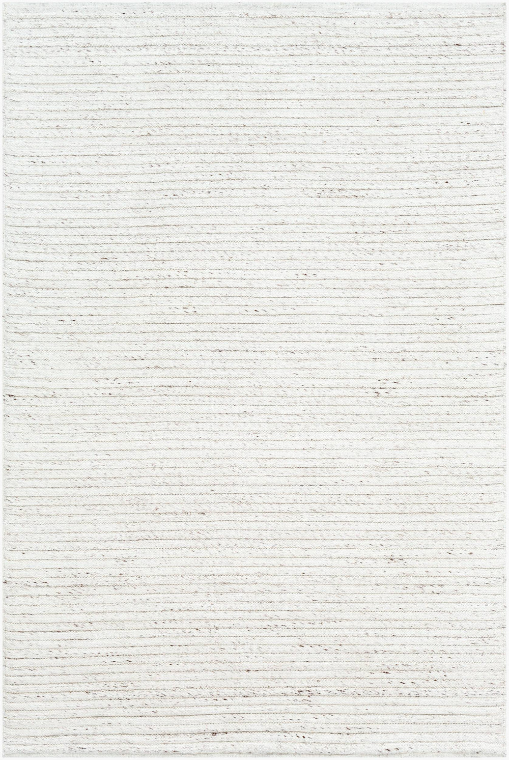 Surya Tundra 2' X 3' Handmade Area Rug – Luxurious Polyester Blend, Stylish & Durable For Modern Homes! Off,White Polyester Tda1000-23