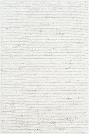 Surya Tundra 2' X 3' Handmade Area Rug – Luxurious Polyester Blend, Stylish & Durable For Modern Homes! Off,White Polyester Tda1000-23
