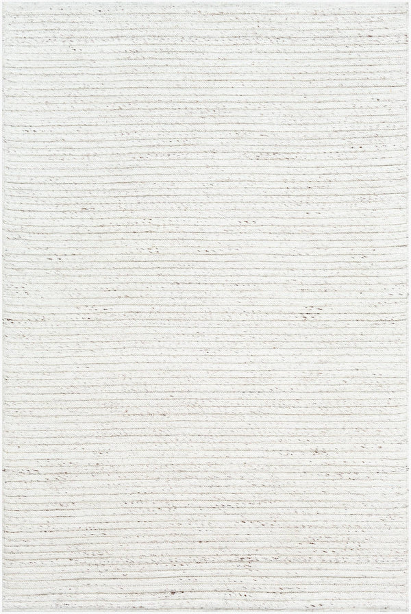 Surya Tundra 2' X 3' Handmade Area Rug – Luxurious Polyester Blend, Stylish & Durable For Modern Homes! Off,White Polyester Tda1000-23