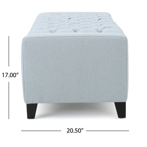 English Elm Guernsey Tufted Storage Ottoman with Lift Top Hidden Compartment for Living Rooms 59336.00LSKY