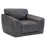 Shelter Leather Swivel Chair