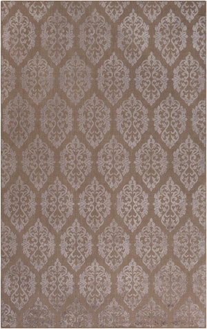 Surya Tidal 6' X 9' Handmade Rug - Timeless Elegance, Durable Design, Spot Cleanable Viscose & Wool Blend Tan Viscose,Wool Tdl1020-913