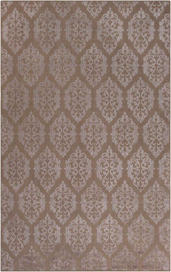 Surya Tidal 6' X 9' Handmade Rug - Timeless Elegance, Durable Design, Spot Cleanable Viscose & Wool Blend Tan Viscose,Wool Tdl1020-913