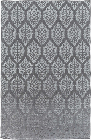 Surya Tidal 6' X 9' Handmade Rug - Timeless Elegance, Durable Design, Spot Cleanable Viscose & Wool Blend Medium Gray Viscose,Wool Tdl1022-69