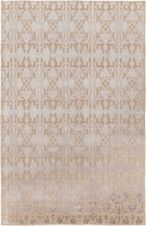 Surya Tidal 6' X 9' Handmade Rug - Timeless Elegance, Durable Design, Spot Cleanable Viscose & Wool Blend Tan Viscose,Wool Tdl1044-69