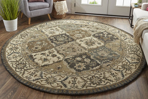 Feizy Rugs Eaton Hand-tufted Wool Rug – Timeless Persian And Indian Designs For A Sophisticated Home Décor Blue,Gray,Taupe Wool 6548429fmlt000n95