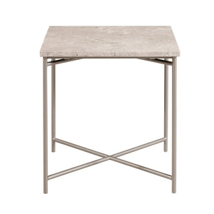 Stone Top Nesting Table Silver with Stone P301726A Pulaski Furniture