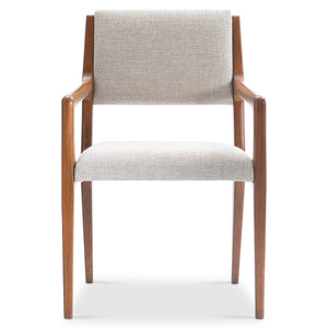 Bernhardt Bernhardt Brasea Upholstered Accent Chair Mahogany Frame Mid-century Modern Lounge 394544