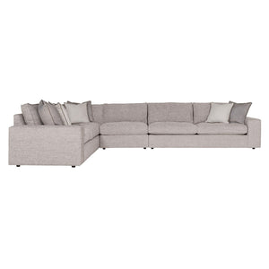 Bernhardt Bernhardt Nest Made-To-Order 4-Piece Fabric Sectional With Down Cushions, Wide Track Arms, Plush Comfort K1713