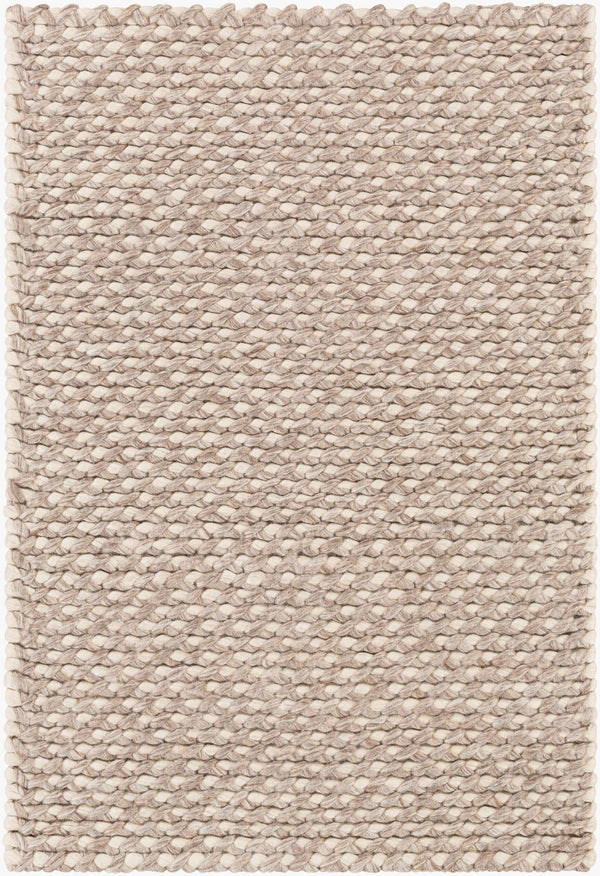 Surya Telluride 2' X 3' Handmade Flat Weave Rug - Luxurious Viscose & Wool Blend For Modern Homes Charcoal Viscose,Wool Tel2303-810