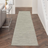 Nourison Positano POS01 Machine Made Power-loomed No Border Indoor/Outdoor Modern Outdoor Rug Light Grey, Light Grey 100% Polypropylene 99446791276