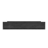 Homelegance By Top-Line Miranda Cornice Triple Shelving Bookcase Black Wood