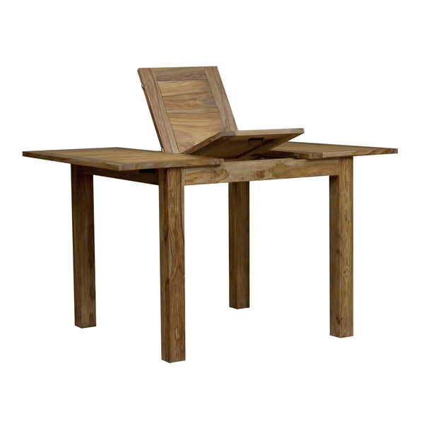 Porter Designs Porter Urban Solid Sheesham Wood Counter Table, 42" - 60" Butterfly Extension, Eco-friendly Style Natural Wood 07-117-08-1424