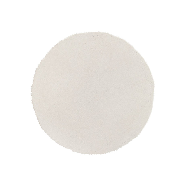 Bernhardt Bernhardt Antibes Sculptural Round Accent Table In Pumice Grc — Rustic-Modern End/Beside Table 350111