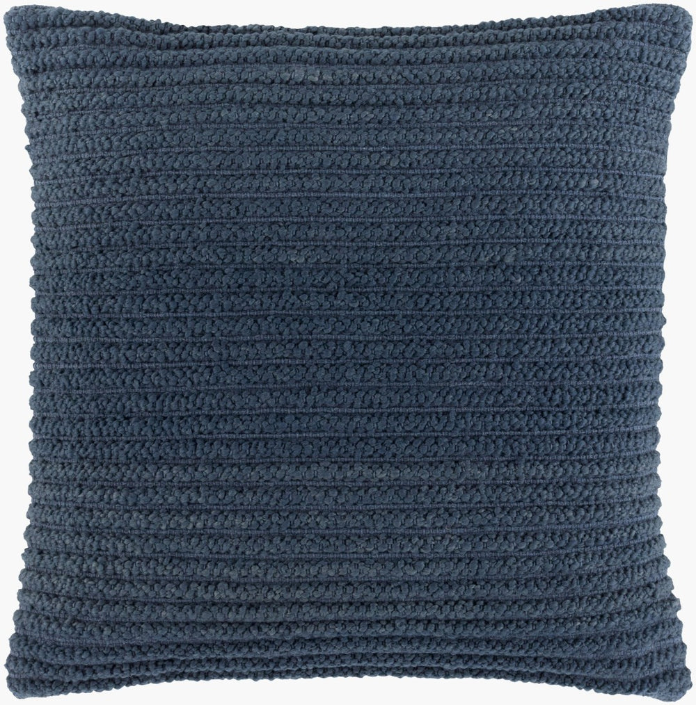Surya Teris Handcrafted Cotton Wool Blend Square Accent Pillow for Sofa or Bed Decor TERS001-2222P