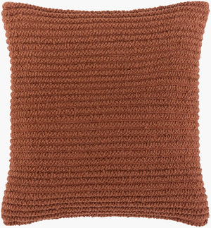 Surya Teris Handcrafted Cotton Wool Blend Square Accent Pillow Indian Textile Artisan TERS003-2020P