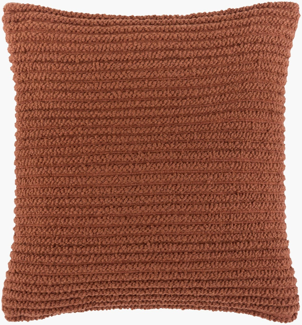 Surya Teris Handcrafted Cotton Wool Blend Square Pillow Indian Woven Texture Sofa Accent TERS003-2222