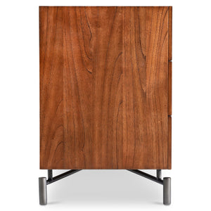 Bernhardt Bernhardt Brasea Suar Wood Six Drawer Dresser with Soft Close and Steel Accents 394052