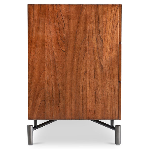 Bernhardt Bernhardt Brasea Suar Wood Six Drawer Dresser with Soft Close and Steel Accents 394052