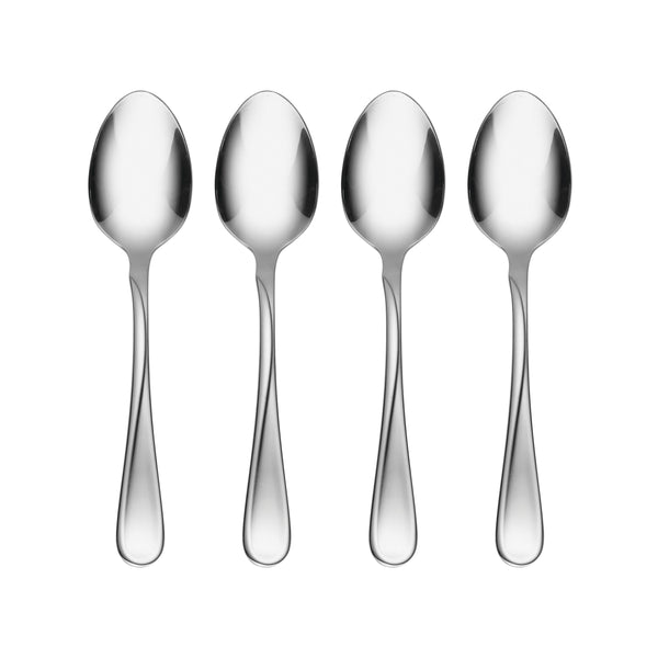 Lenox Oneida Flight Everyday Flatware Teaspoons, Set of 4 Metallic, STAINLESS METAL 2865004C