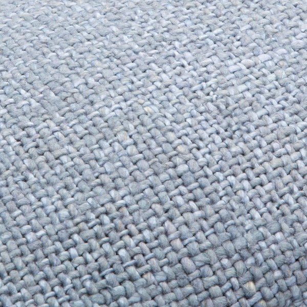 Surya Terry Cozy 14"L X 22"W Lumbar Pillow - Rustic Linen & Viscose Design For Charming Home Decor Denim Viscose,Linen,Viscose,Linen Tey001-1422d