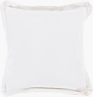 Surya Triple Flange Tf-005 18"X18" Rustic Accent Pillow - Cozy Cotton Decor For Warm Inviting Spaces Coral Cotton Tf005-2222p