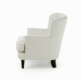 Christopher Knight Home® - Noble House - Tafton Ivory Fabric Club Chair