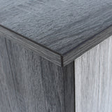 Christopher Knight Home® - Noble House - Sincere Mid Century Modern Two Toned Grey Oak Finished Faux Wood Cabinet