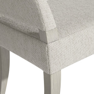 Bernhardt Bernhardt Cornelia Bench In Nebbia Finish — Neotraditional Curved Arms, Upholstered Foam Seat, 55" 331508