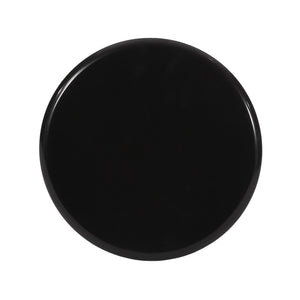 English Elm Outdoor Powder-coated Iron Pedestal Side Table for Patio and Lounge Spaces Black 73615.00BLK